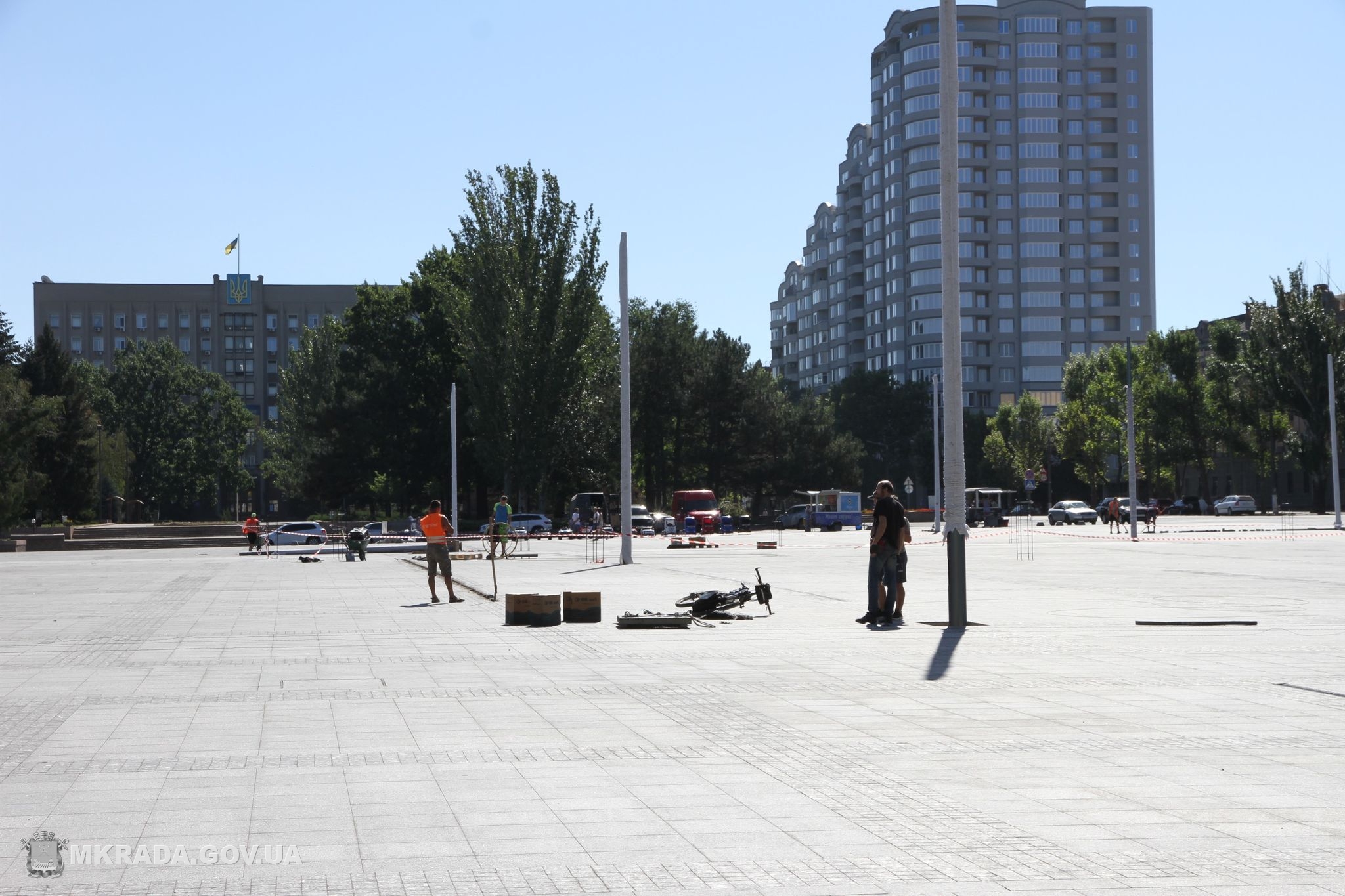 Детальніше про статтю У Миколаєві на Соборній площі встановлять світлодіодну бруківку
